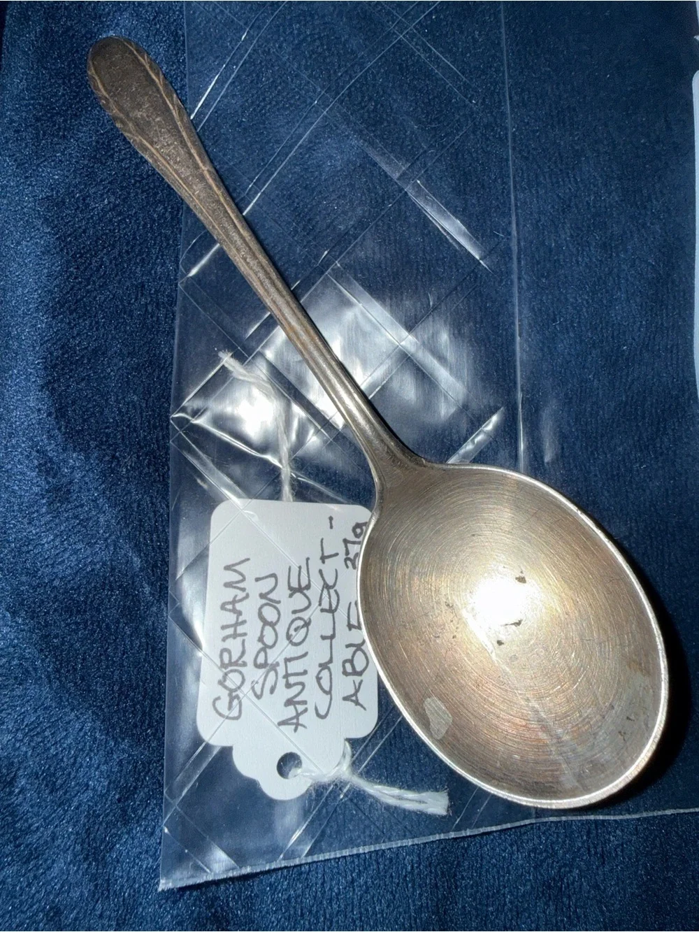 Lyric by Gorham Antique Sterling Silver Spoon 37g. Length is 6.25”